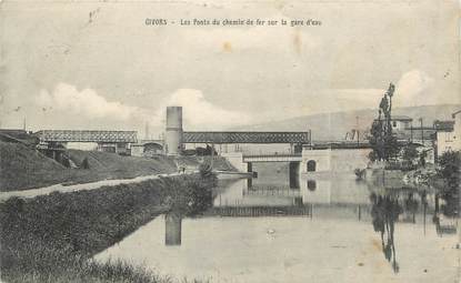 CPA FRANCE 69 "Givors, Les ponts du chemin de fer sur la gare d'eau"