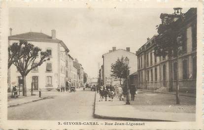 CPA FRANCE 69 "Givors, Rue Jean Ligonnet"