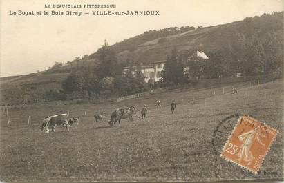 CPA FRANCE 69 "Ville sur Jarnioux, Le Bogat et le Bois Girey"