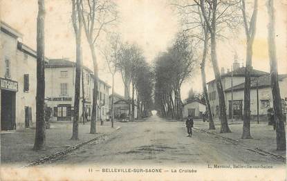 CPA FRANCE 69 "Belleville sur Saône, La Croisée"