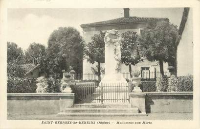 CPA FRANCE 69 "St Georges de Reneins, Le monument aux morts"