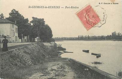 CPA FRANCE 69 "St Georges de Reneins, Port Rivière"