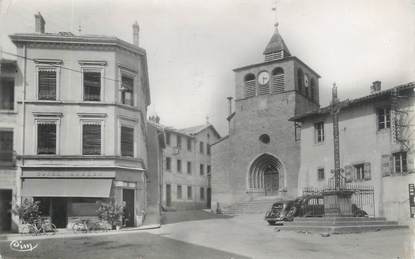 CPSM FRANCE 69 "Larajasse, Place de l'église"