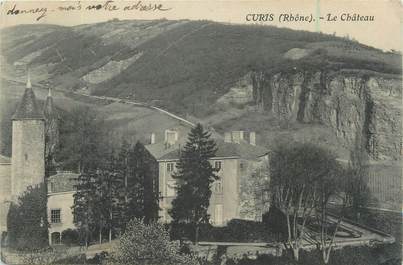 CPA FRANCE 69 " Curis, Le château"