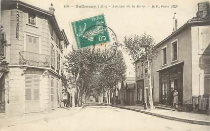 CPA FRANCE 69 " Sathonay, Avenue de la Gare"