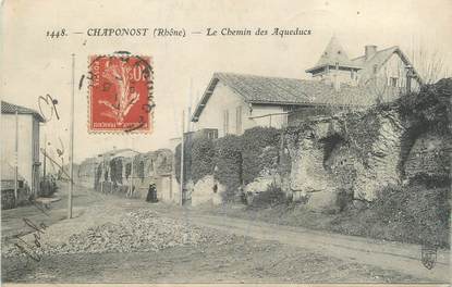 CPA FRANCE 69 "Chaponost, Le Chemin des Aqueducs"