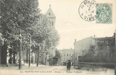 CPA FRANCE 69 "Ste Foy les Lyon, Avenue Vallioud"