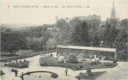 CPA FRANCE 69 "St Genis Laval, Hôpital n° 63, les bains de soleil"