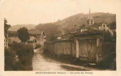 CPA FRANCE 69 "Montromand, Un coin du bourg"