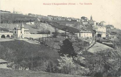 CPA FRANCE 69 " Souzy L'Argentière, Vue générale"