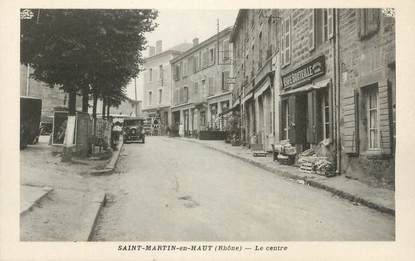 CPA FRANCE 69 " St Martin en Haut, Le centre"