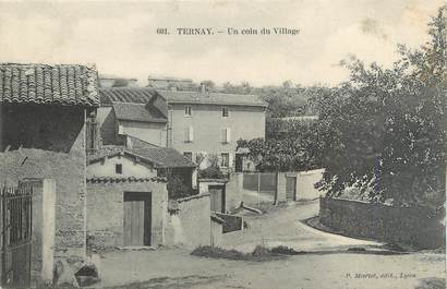 CPA FRANCE 69 " Ternay, Un coin du village"