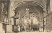 38 Isere / CPA FRANCE 38 "Communay, intérieur de l'église"