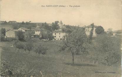 CPA FRANCE 69 " St Loup, Vue générale"