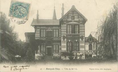 CPA FRANCE 69 " Bourg de Thizy, Villa de Mme C. "