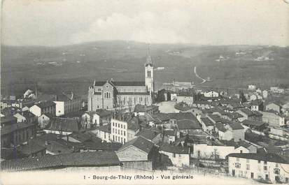 CPA FRANCE 69 " Bourg de Thizy, Vue générale"