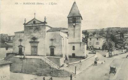 CPA FRANCE 69 " Mardore, l'église"