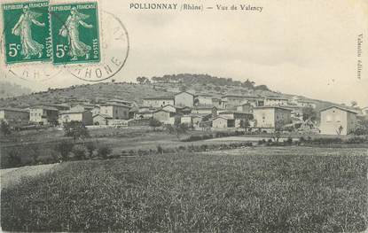 CPA FRANCE 69 " Pollionay, Vue de Valency"