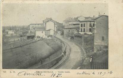 CPA FRANCE 69 " Francheville, La vieille route"