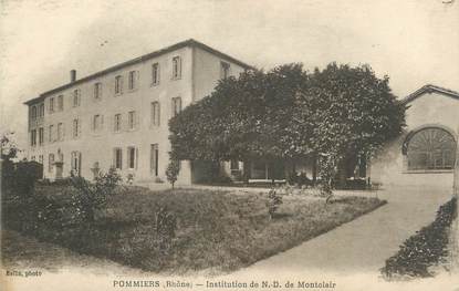 CPA FRANCE 69 "Pommiers, Institution de Notre Dame de Monclair"