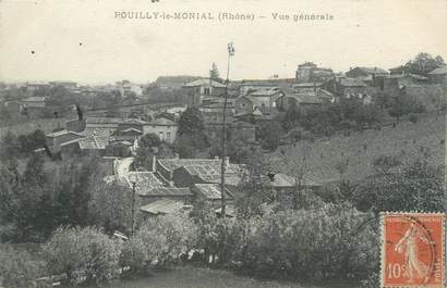 CPA FRANCE 69 "Pouilly le Monial, Vue générale"