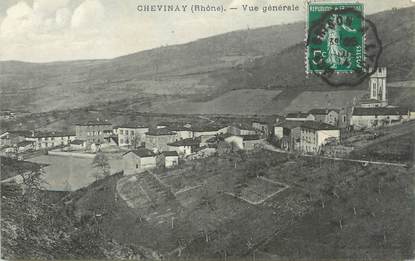 CPA FRANCE 69 " Chevinay, Vue générale"