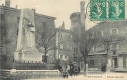 38 Isere / CPA FRANCE 38 "Bourgoin, place Carnot"