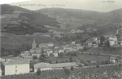 CPA FRANCE 69 " Marchampt, Vue générale"