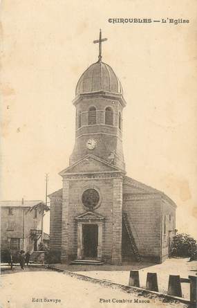 CPA FRANCE 69 " Chiroubles, L église"