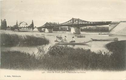 CPA FRANCE 69 "Frans, Le pont'