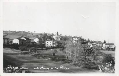 CPSM FRANCE 69 " St Loup, Le bourg et les places"