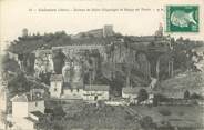 38 Isere / CPA FRANCE 38 "Crémieu, ruines de Sainte Hyppolyte et Gorge de Tortu"