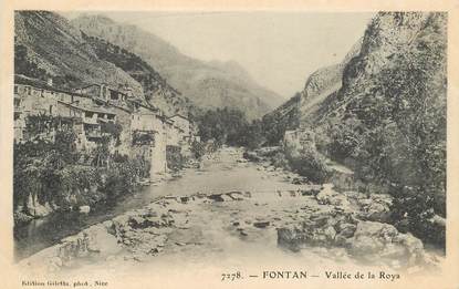 CPA FRANCE 06 "Fontan, la vallée de la Roya"