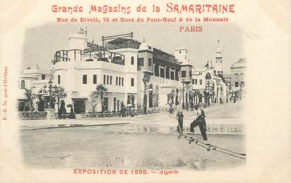 CPA FRANCE 75 "Paris, Exposition universelle 1900, Algérie" / PUBLICITE SAMARITAINE