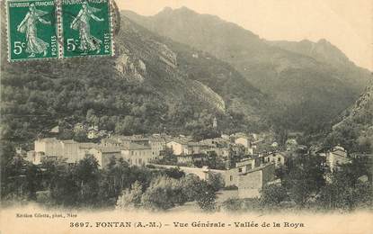 CPA FRANCE 06 "Fontan, vue générale, la vallée de la Roya"