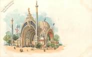 75 Pari CPA FRANCE 75 " Paris, Exposition Universelle 1900, Porte Monumentale Place de la Concorde" / PUBLICITE CREME EXPRESS