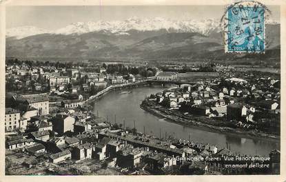 / CPSM FRANCE 38 "Grenoble, vue panoramique"