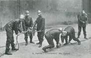 Theme CPA POMPIERS " Enroulement des tuyaux"/ PUBLICITE PHARMACIE NOUVELLE SIMON BLOIS