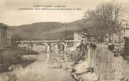 26 DrÔme / CPA FRANCE 26 "Saint Vallier sur Rhone, l'embouchure de la Galaure après les inondations de 1937"