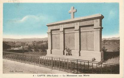 / CPA FRANCE 43 "Lapte" / MONUMENT AUX MORTS