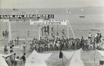 CARTE PHOTO BAIGNEURS / PLAGE