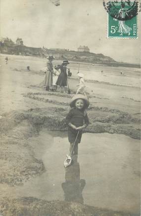 CARTE PHOTO BAIGNEURS / PLAGE