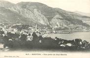 06 Alpe Maritime CPA FRANCE 06 " Menton, Vue prise du Cap Martin"