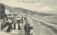 06 Alpe Maritime CPA FRANCE 06 " Menton, Promenade du Midi pendant la musique"