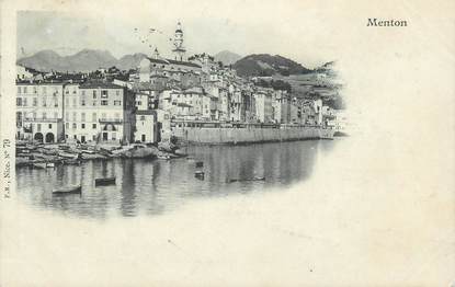 CPA FRANCE 06 " Menton"