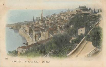 CPA FRANCE 06 " Menton, La vieille ville"