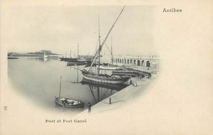 CPA FRANCE 06 "Antibes, Le port et le Fort carré"