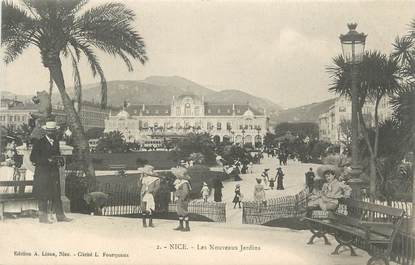 CPA FRANCE 06 "Nice, Les nouveaux jardins"