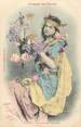 Illustrateur CPA BERGERET " Le langage des fleurs : La tulipe"