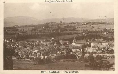 / CPA FRANCE 74 "Rumilly, vue générale"